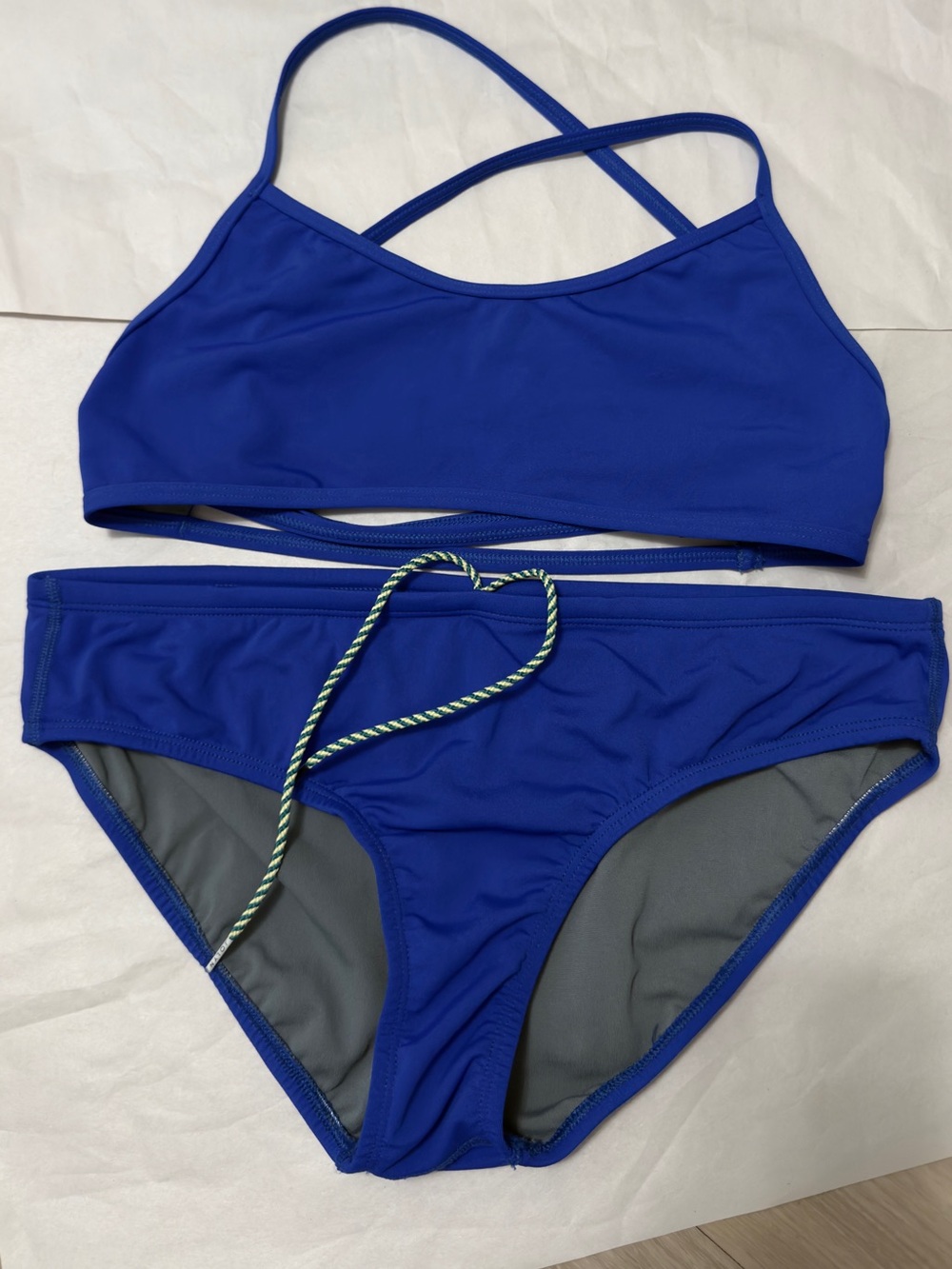 Jolyn Clothing Royal Blue Crossback Bikini